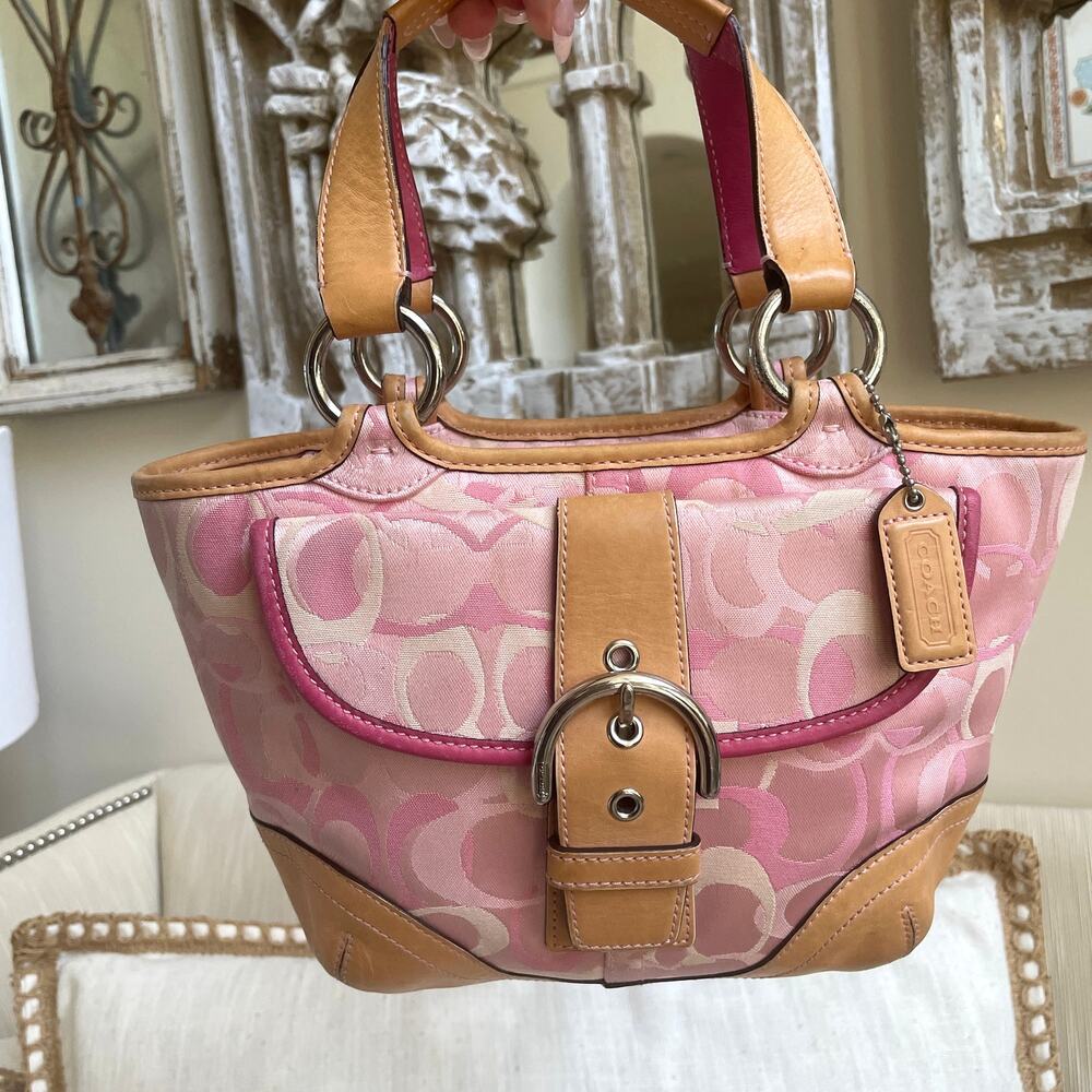 RARE Coach Pink Optic C 4-Piece Collector Set + Watermelon Charm - Picture 12 of 16